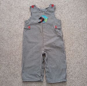 Gingham Plaid Vintage Overalls